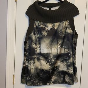 Lane Bryant green sleeveless top sz 22